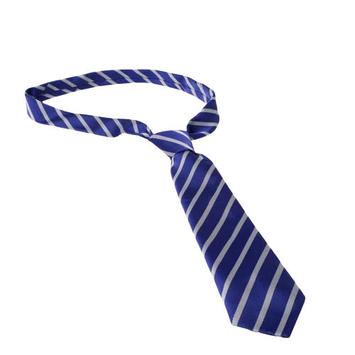 14 Inches Washable Unfadable Plain Dyed Cotton Striped School Tie