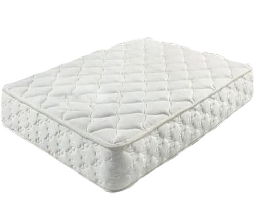 White 4 Inch Thick Plain Cotton Soft Foam Bed Mattress With Patchwork