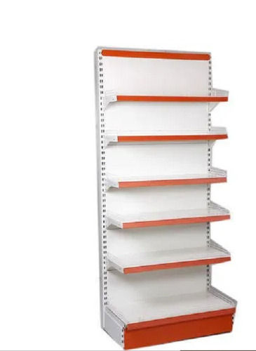 7 Feet Tall Painted Surface Iron Light-Duty 5 Shelve Supermarket Display Racks Capacity: 100 Kg/Day