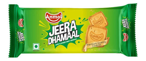 Crispy And Tasty Square Jeera Flavor Biscuit, Pack Of 50 Gram