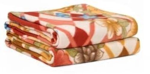 Lightweight Comfortable Non Woven Acrylic Knitted Polyester Wool Printed Blankets