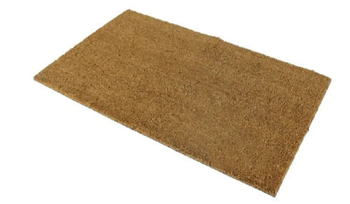 Modern Plain Handmade Technics Rectangle Shape Coir Mat For Home Use