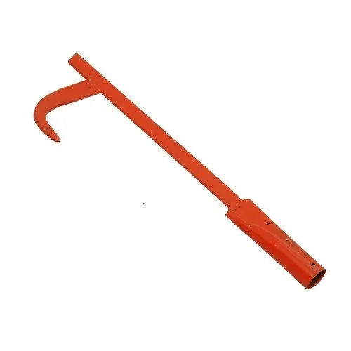 Red Strong Durable Mild Steel High Temperature Fire Hook For Fire Safety