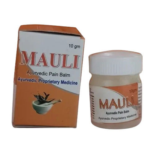 10 Gram Mauli Ayurvedic Pain Balm With One Year Shelf Life 