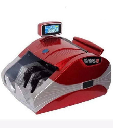 Red 120 Watt Currency Counting Machine For Fake Note And Loose Note Detector 