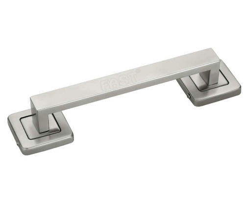 डोर और विंडो फिटिंग के लिए सिल्वर 8 इंच स्टेनलेस स्टील डोर हैंडल