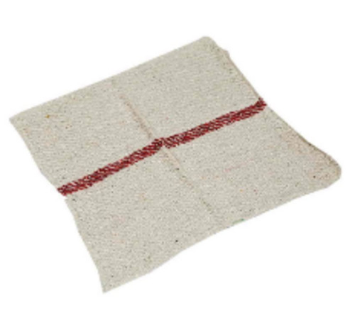 Cleaning Dusters - Cotton, Standard Size, White | Super Absorbent, Reusable, Washable, Square Shape, Plain Pattern