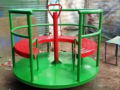 Color Coated Playground Merry Go Round For Outdoor, 5-12 Year Age Group