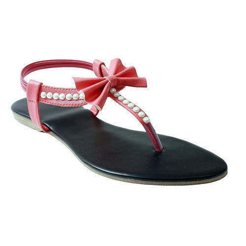 Formal And Party Wear Slip On Closure Leather Girls Sandals