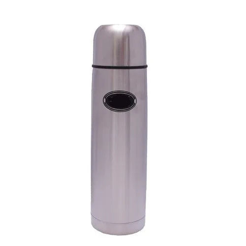 Heat Resistant Round Shape Matte Handling Screw Cap Stainless Steel Water Bottle