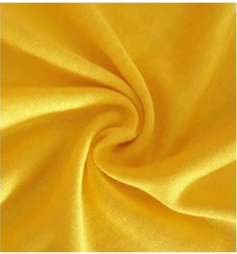 Plain Yellow Cotton Polyester Fabric For Sofa Use