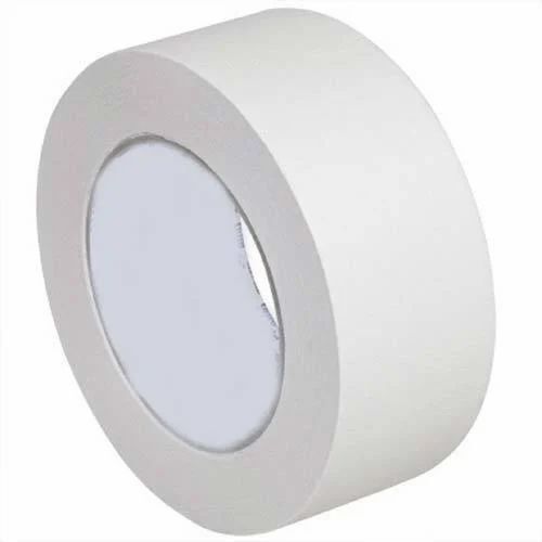 Precisely Made White Industrial Masking Tape, 50 Meter Length