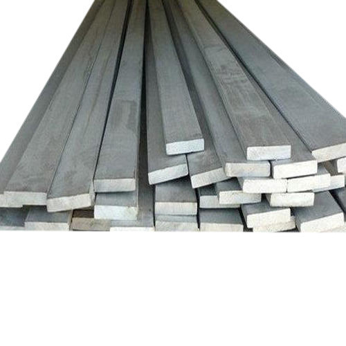 Stainless Steel Flat Bar for Domestic and Industrial Usage - Polished, Rectangular Seamless Silver Finish | Corrosion Resistant, Hot Rolled Material