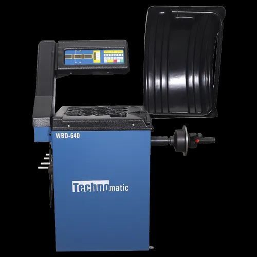 Technomatic Wbd-640 Cars Digital Wheel Balancer, 190 Rpm Balancing Speed