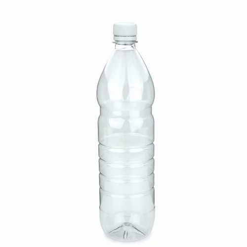Transparent Plastic Round Clear Bottle For Drinking Water