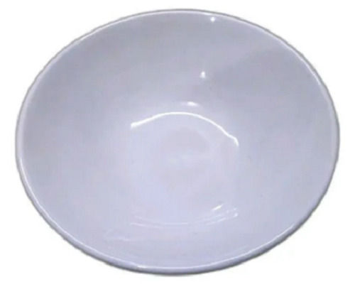 White 14 X 10.2 X 5.1 Cm 720 Gram Glossy Finish Ceramic Body Serving Bowl 