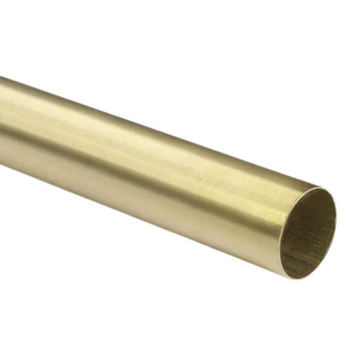 Yellowness 6 Meter 5 Mm Thick 2 Inches Diameter Corrosion Resistance Round Brass Water Pipe 