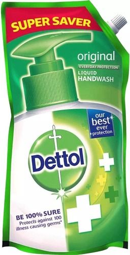 Green 750 Ml Hand Wash Refill Protects Against 100 Illness-Causing Germs 