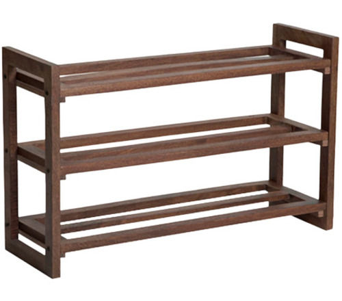 8.5 Kilograms 5x1x3 Foot Matte Finished Solid Wood Shoe Rack