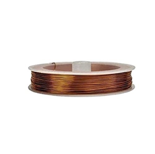 Brown Light Weight Polished Surface Plain Electric Copper Wire For Commercial Use 