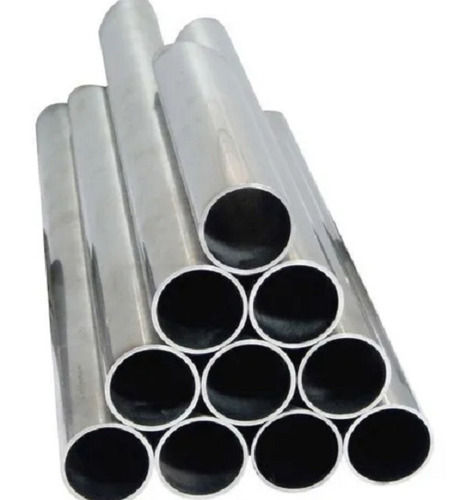 Mirror Polished Stainless Steel Round Pipe For Construction  Length: 6  Meter (M)