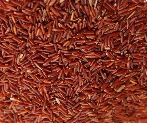  जैविक रूप से खेती की गई शुद्ध और सूखे ठोस लंबे दाने वाला लाल कच्चा चावल 