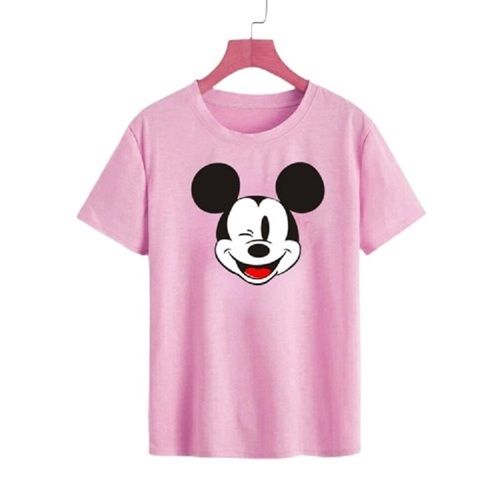 Round Neck And Soft Short Sleeves Printed Cotton T Shirt For Ladies Age Group: 16+