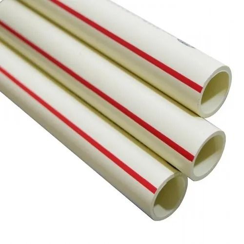 White 10 Foot Long And Round Cpvc Pipe For Construction