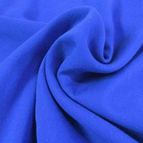 Blue 100 Meter X 36 Inches Wide 40 Yards Count Plain Rayon Fabric For Sarees