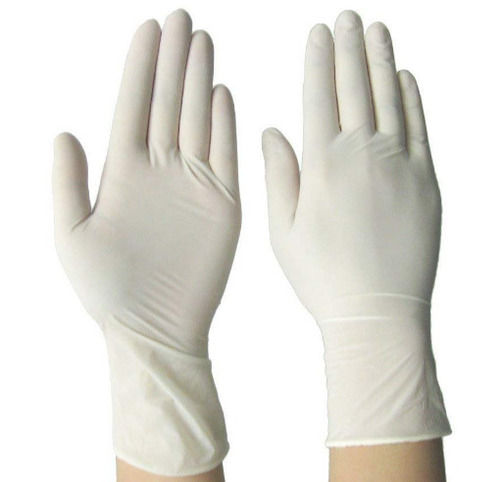 White 18 Megapascals Disposable And Sterilized Powdered Latex Surgical Gloves