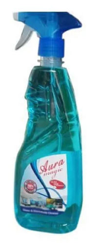 Blue 500 Ml Pleasant Fragrance Liquid Glass Cleaner For Shiny And Smooth Surface 