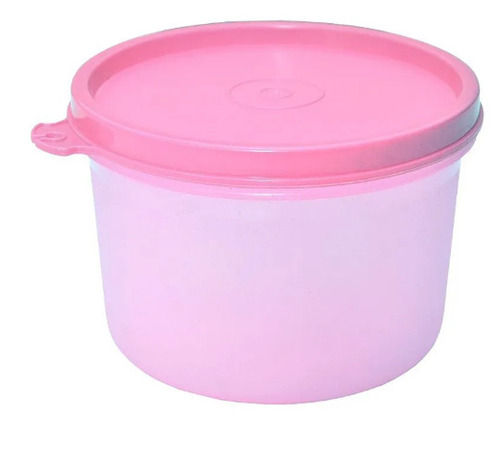 Pink 6 Inch 50 Gram 450 Ml Rigid Hardness Round Hdpe Plastic Containers 