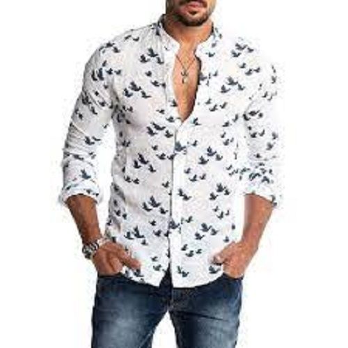 Casual Wear Full Sleeves Breathable Printed Cotton Batik Shirt For Men  Age Group: 18-30