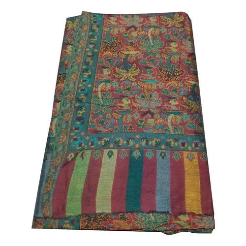 Embroidered Pattern Jamawar Shawl For Ladies