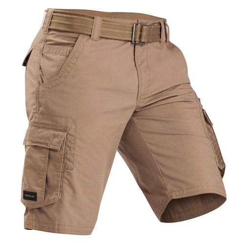 Plain Dyed Designed Modern Button Closure Trendy Men's Cotton Shorts