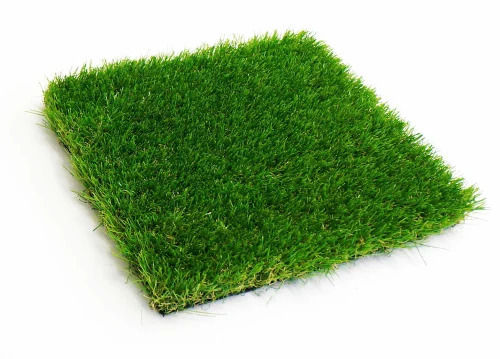 Eco-Friendly Rectangular Plain Polyvinyl Chloride Artificial Grass Door Mat For Home Decoration