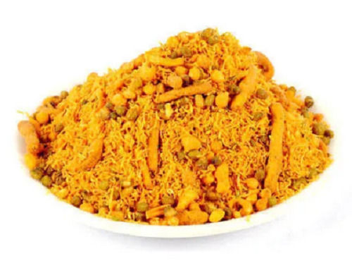 Salty And Spicy Fried Crispy Mix Namkeen With 6 Month Shelf Life  Carbohydrate: 7.6 Percentage ( % )