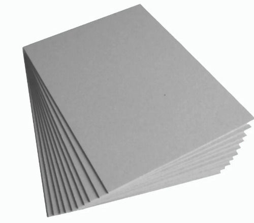 White 12X6X12 Inch 1 Mm Thick Moisture Proof Wood Pulp Duplex Paper Board 