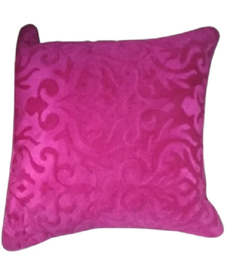 Pink 250Gm 30*30Cm Embroided Handmade Dobby Sofa Cushions 