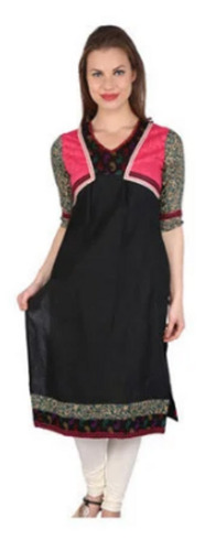 3/4 Sleeves Fashionable And Elegant Look Printed Ladies Cotton Kurti