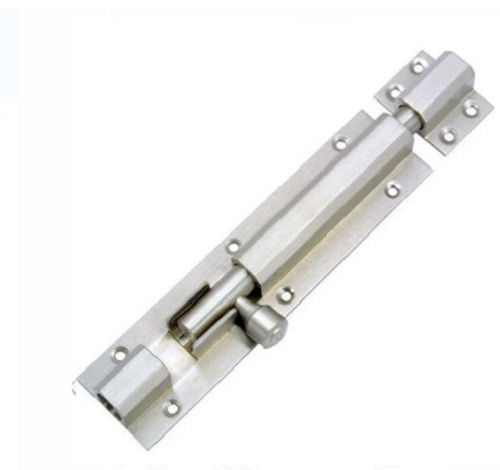 Silver 5 X 1 Inch And Rectangular Polished Stainless Heavy Duty Tower Bolt 