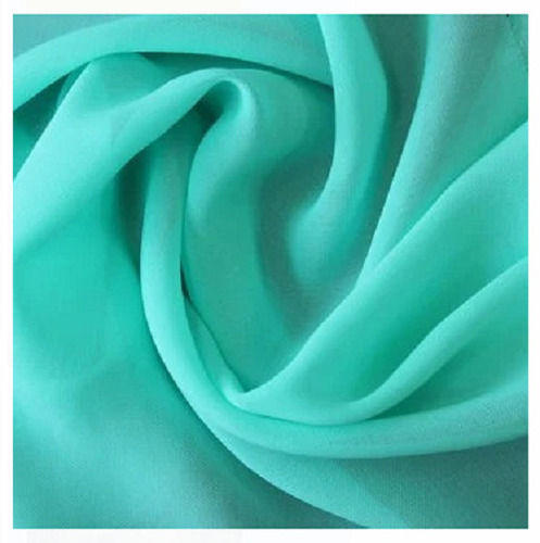 50 Meter Long 80 G/M3 Density 15% Shrinkage Plain Georgette Fabric For Making Garments