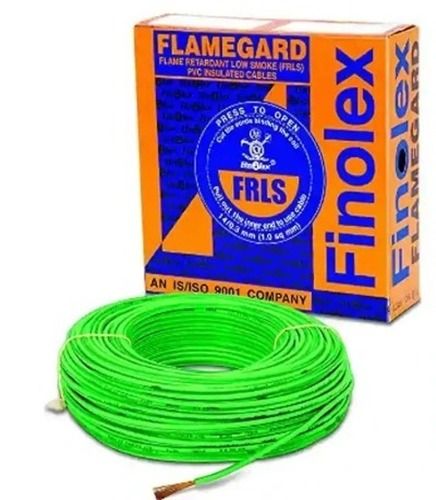 Green 60 Meter 1100 Volt Flame Retardant Low Smoke Pvc Insulated Cable