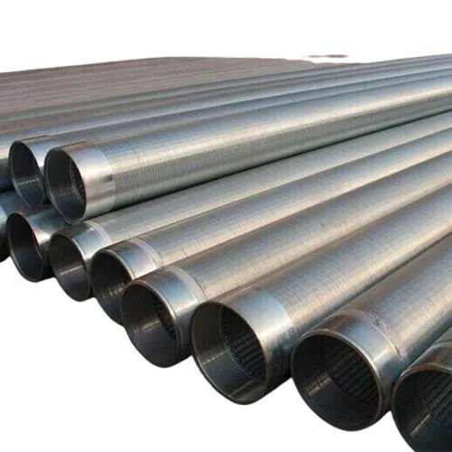 Connector Round Galvanized Surface Stainless Steel Screen Pipe Application: Construction