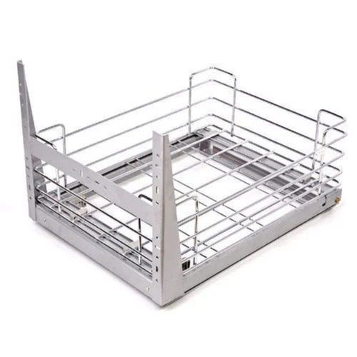 Durable Coated Surface Stainless Steel Trolley For Kitchens Height: 16.2  Centimeter (Cm)