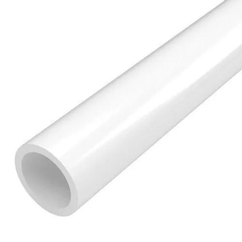 Whiote Light Weight Connected Round Bs Standard Upvc Water Pipes For Construction Purposes