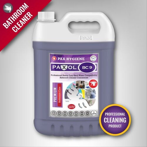 Paxol BC9 Professional Heavy Duty Hard Water Compatibility Bathroom Cleaner Concentrate (Natural)