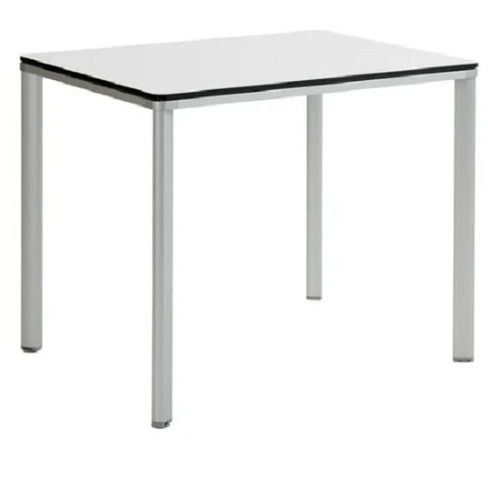 Stationery Type Four Legged Indoor Aluminium Table No Assembly Required