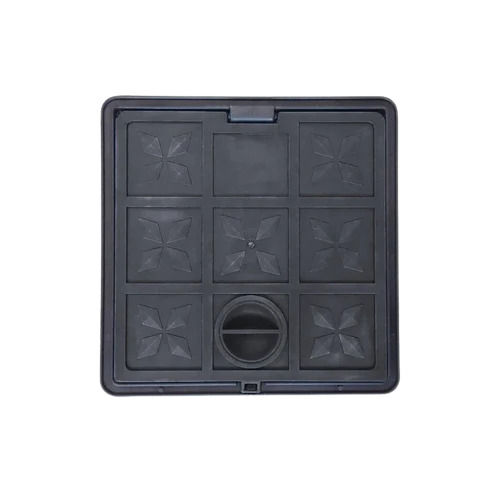 12Mm Thick 1.5X1.5 Foot Square Weather Proof Pvc Manhole Cover With Frame Application: Roads