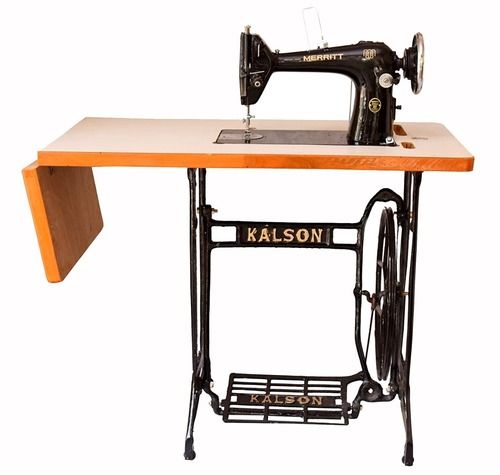 36x18x43.6 Inches 45 Kilograms Cast Iron Body Manual Sewing Machine With Table 